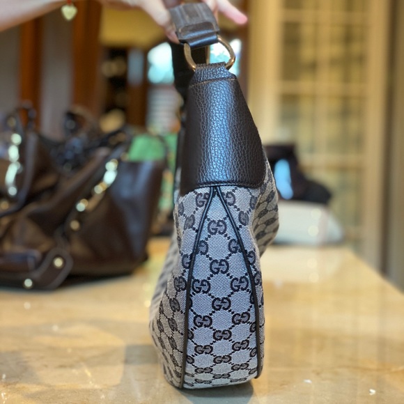 COPY - GUCCI Beige/Brown GG Canvas and Leather Ho… - Picture 2 of 8